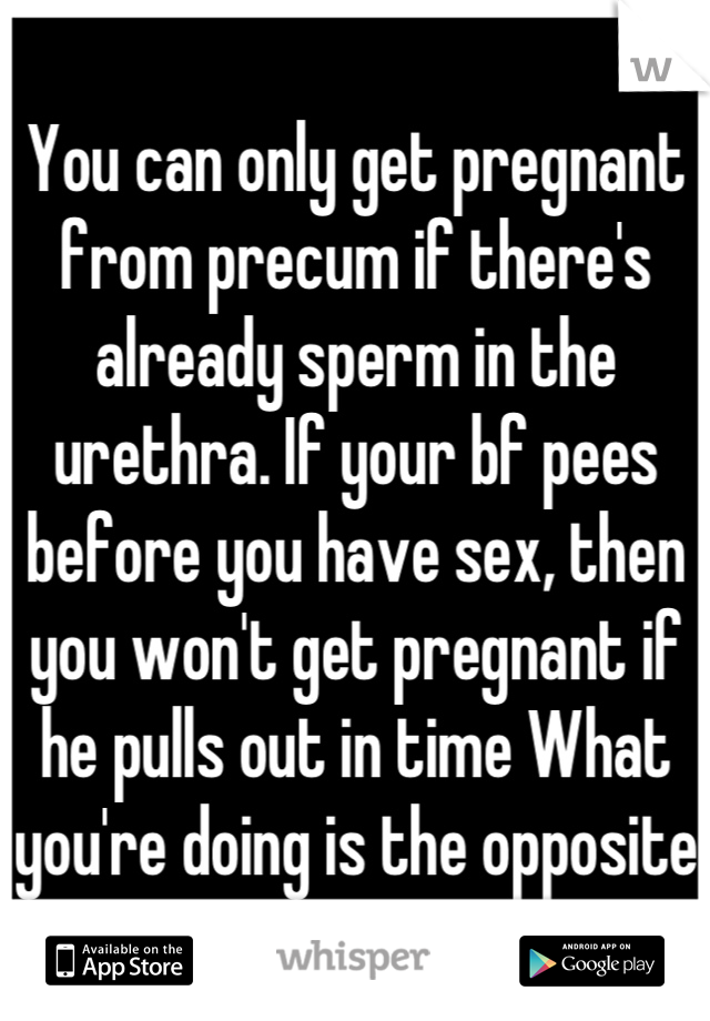 Can You Get Pregnant If The Guy Pulls Out